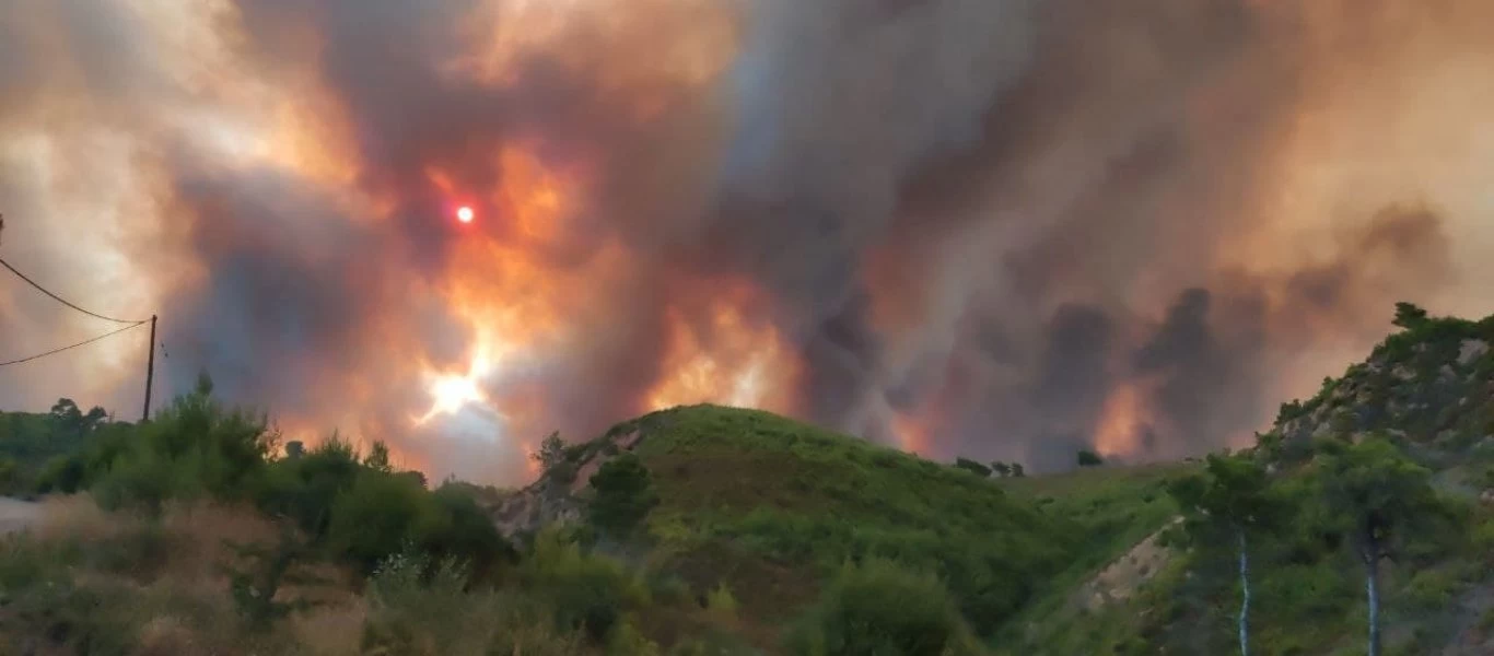 Προσήχθη και ανακρίνεται 43χρονος για τη φωτιά στο Κρυονέρι